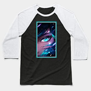 Anime Girl Eye | Quality Anime Artwork | Anime Aesthetic | Manga Anime Art Baseball T-Shirt